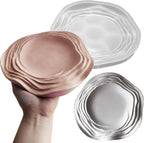 Wehous Irregular Tray Silicone Molds, Wave Flower Tray Resin Concrete Mold, 3D Unique Ocean Wave Shape Storage Container Mold for Epoxy Casting Cement Jewelry Candle Holder Soap Dish Plates DIY Craft