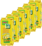Britannia Crackers 50 50 Maska Chaska Biscuit 13.12oz (372g) - Dipped in Butter and Peppered - Delicious, Light & Crispy Cookies (Pack of 6)