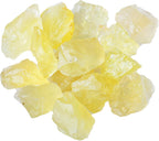 Raw Crystals, Large 1.2-2.0" Healing Crystal Natural Rough Stones for Intuition,Chakra,Meditation,Decoration,Polishing,Energy Work (Citrine, 3.5oz-1.2-2.0"raw Crystals)