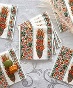 AM Décor - 20 Count Soft 3-Ply Tissue Decoupage Luncheon Paper Napkins -13" x 13" (Unfolded) (Beautiful Folk)