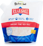 Redmond Real Salt - Ancient Fine Sea Salt, Unrefined Mineral Salt, 16 Ounce Pouch (1 Pack)