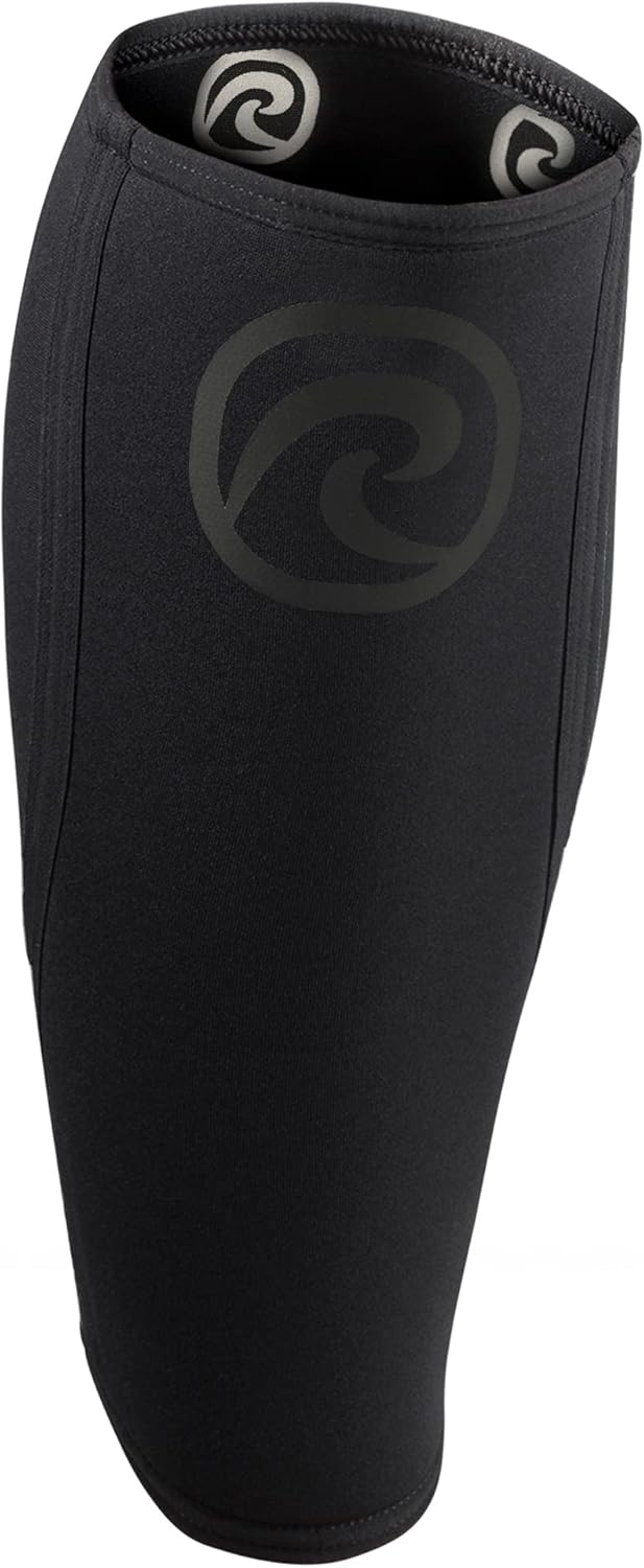 Rehband 5mm Neoprene Shin Calf Sleeve, Compression Support Men & Women for Calf and Shin, Promotes Blood Circulation, Ideal for Strength Training