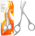 Eyebrow Trimming Scissors with Comb, Gifts For Men Women Stocking Stuffers