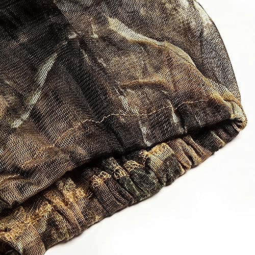 2 Packs Mosquito Head Nets Gnats Camo Face Netting for Any Outdoor Activities Works Over Most Hats