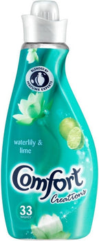 Comfort Creations Fabric Conditioners - Waterlilly & Lime, Pack of 6 ((33w))