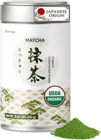 Japanese Ceremonial Grade Matcha Powder – USDA Organic | 3oz Tin | Smooth Taste with Low Bitterness | Calm, Clear Energy | Pure Matcha