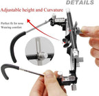 Optical Optic Trial Lens Frame PD 50-80mm Optical Trial Lens Frame Optometry Eye Test Glasses Frame ，Adjustable Temple Length and Nose Rest ，Optometry Lens Frame