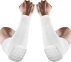 AceList 2PCS Elbow Pads with Padded Compression Shield Shape Arm Sleeves for Protection - Suitable for Basketball, Volleyball