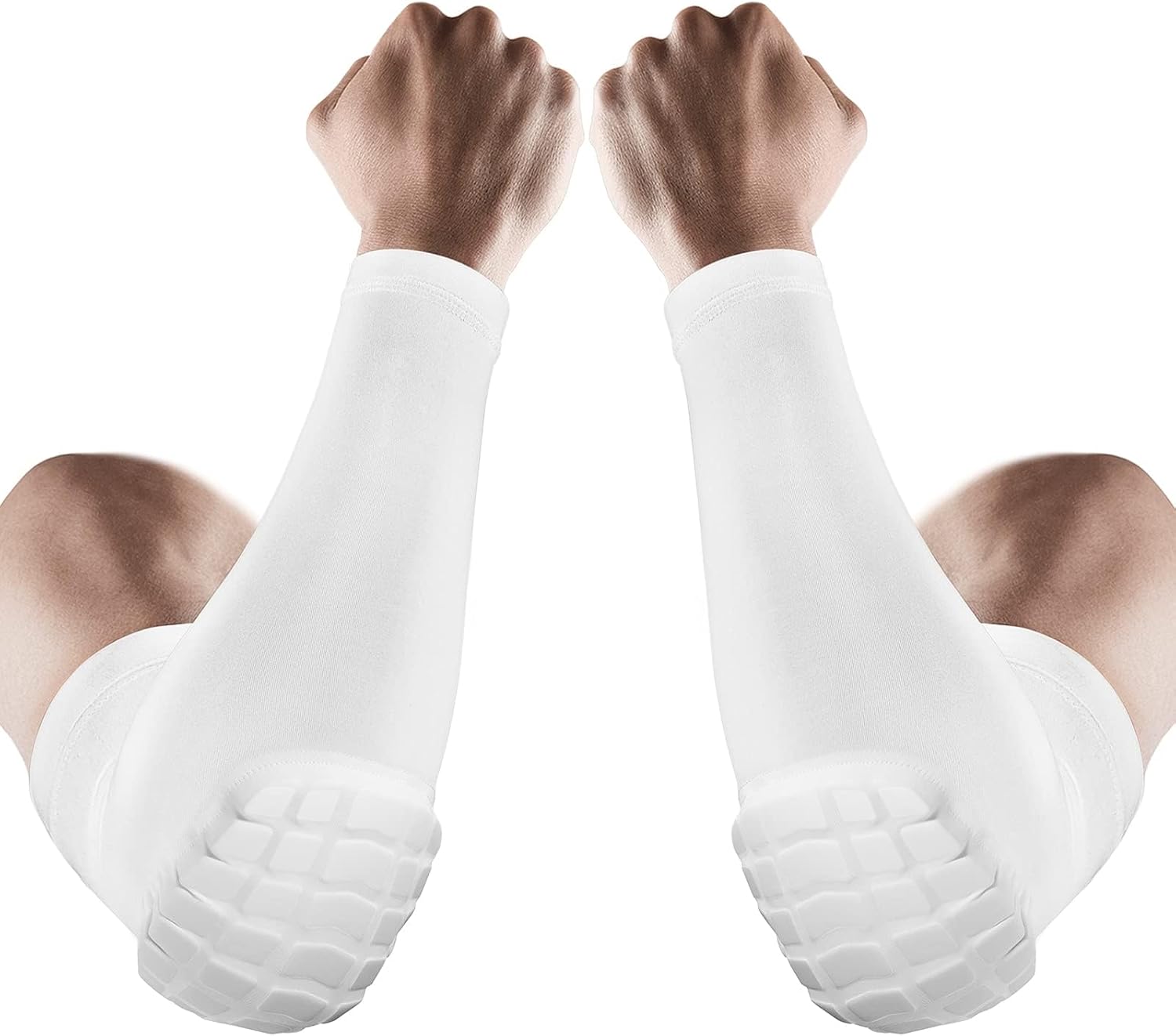 AceList 2PCS Elbow Pads with Padded Compression Shield Shape Arm Sleeves for Protection - Suitable for Basketball, Volleyball