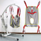 Medical Patient Lift Sling Toileting Lift Sling Stair Slide Board Transfer Divided Lift Sling,Patient Lift Toileting Sling for Shower Home Use,230kg/507 lb Weight Capacity,C