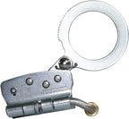 AFP Self-Locking Rope Grab with 2.25 inch Connecting Eye, Used with 5/8’’ Lifeline Rope, for Construction, Climbing, Fall-Protection, 310 lb. Capacity (OSHA/ANSI Compliant) Silver