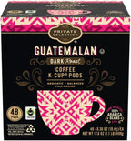 Private Selection Guatemalan Dark Roast Coffee K-Cup Pods | 17.6 oz (48 count of .36oz Pods)| Pack of 1
