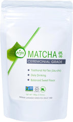 Aiya Authentic Japanese Premium First Harvest Ceremonial Grade Matcha Green Tea Powder - Vegan-Friendly, Zero Sugar, Gluten-Free - 100g Bag (3.53 oz.)