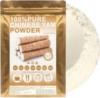 Chinese Yam Powder 100g/3.52oz 山药粉 100% Natural Pure Shan Yao Powder For Cooking Baking Recipes & Drinks Yam Root Powder