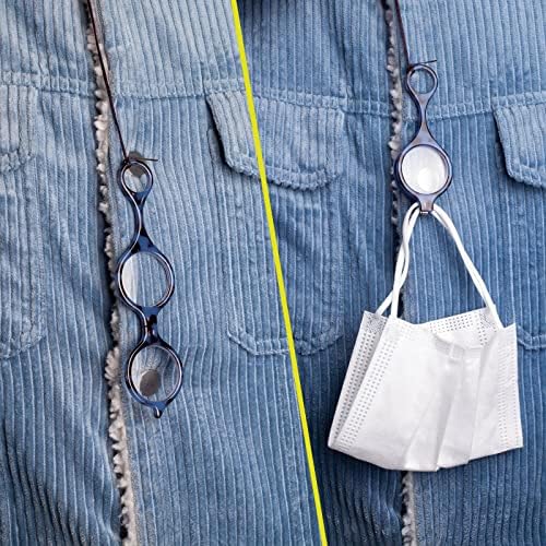 Sehnsucht 3 Pairs Necklace Reading Glasses Pendant Portable Magnifying Glass Handheld Readers for Women