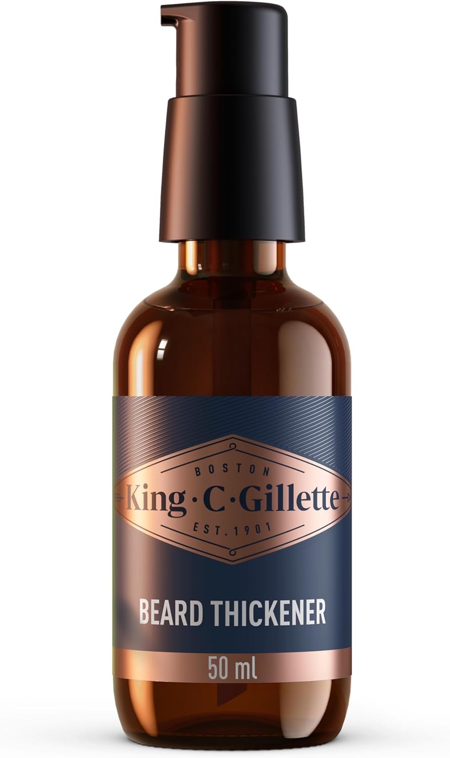 King C. Gillette Beard Thickener formulated with Vitamin B complex and Caffeine, 1.7oz
