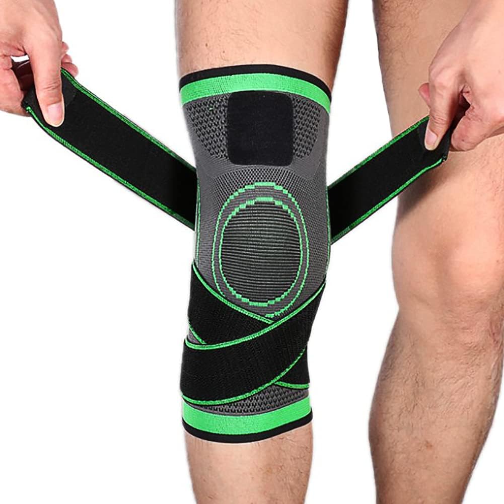 NuCamper Knee Brace for Arthritis Pain,Adjustable Compression Sleeve for Men Women Pain Relief，Knee Support for Injury Recovery, Meniscus Tear,Runing,Sports,Workout