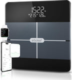 Arboleaf Smart Scale with BMI, Body Fat, Muscle Mass, Digital Bathroom Scale for Body Weight, 14 Body Composition Metrics, Large LED Display, Accurate Weighing Machine, App Sync, 400lbs, 10.2"