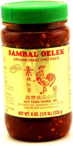 Huy Fong Sambal Oelek Ground Chili Paste - 8 oz x 2 bottles