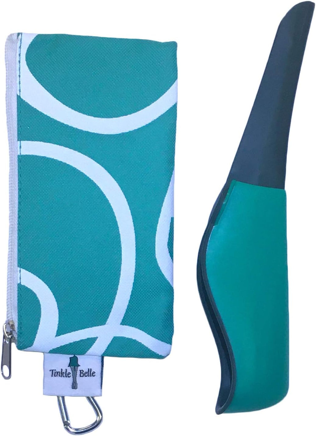 Tinkle Belle Female Urination Device/Portable Urinal with Case -Stand to Pee While Staying Fully Clothed. Easy, Compact, Reliable for Hiking/Camping/Travel/Concerts/Festivals/Dirty Toilets