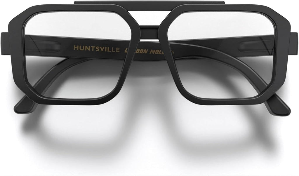 LONDON MOLE® Huntsville reading glasses | Cool square shaped readers | Men’s Women’s Unisex | Spring hinges