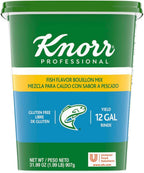 Knorr Professional Fish Bouillon Base Mix Gluten Free, No added MSG, 0g Trans Fat, 1.99 Pound (Pack of 6)