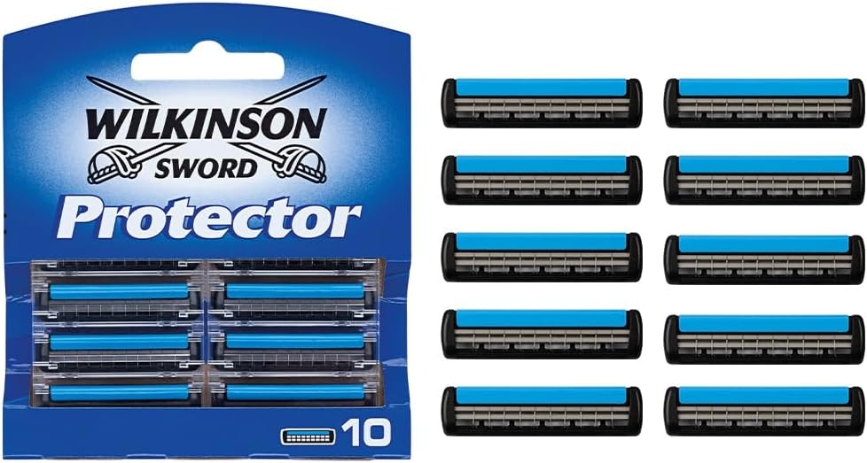 Wilkinson Sword Protector 133 Razor Blade Refill Cartridges, Pack of 10