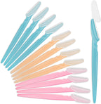 MoHern Eyebrow Razor for Women, 12 Pcs Dermaplaning Tool for Face Professional, Face Razor for Women Facial Hair Remover