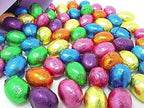Madelaine Chocolates Easter Eggs - (12 Oz) Solid Premium Dark Chocolate Eggs Foiled In Assorted Solid Jewel-tone Colors - Traditional Easter Basket Mainstays