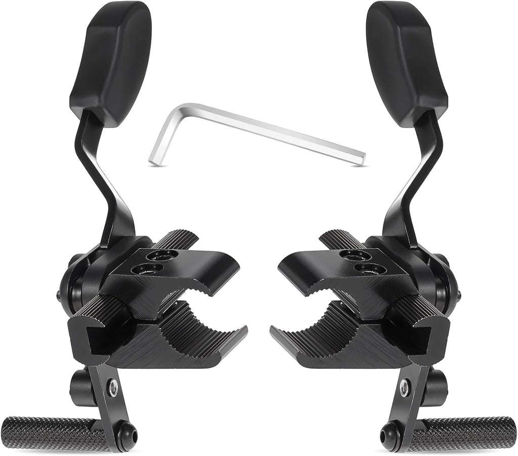 Heavy Duty Wheelchair Brakes Wheel Locks, Drive Wheelchair Parts, Transport Chair Brake, Universal Brake Replacement Parts for 1" Tubing, Side Mount Bolt on Style(1 Pair)