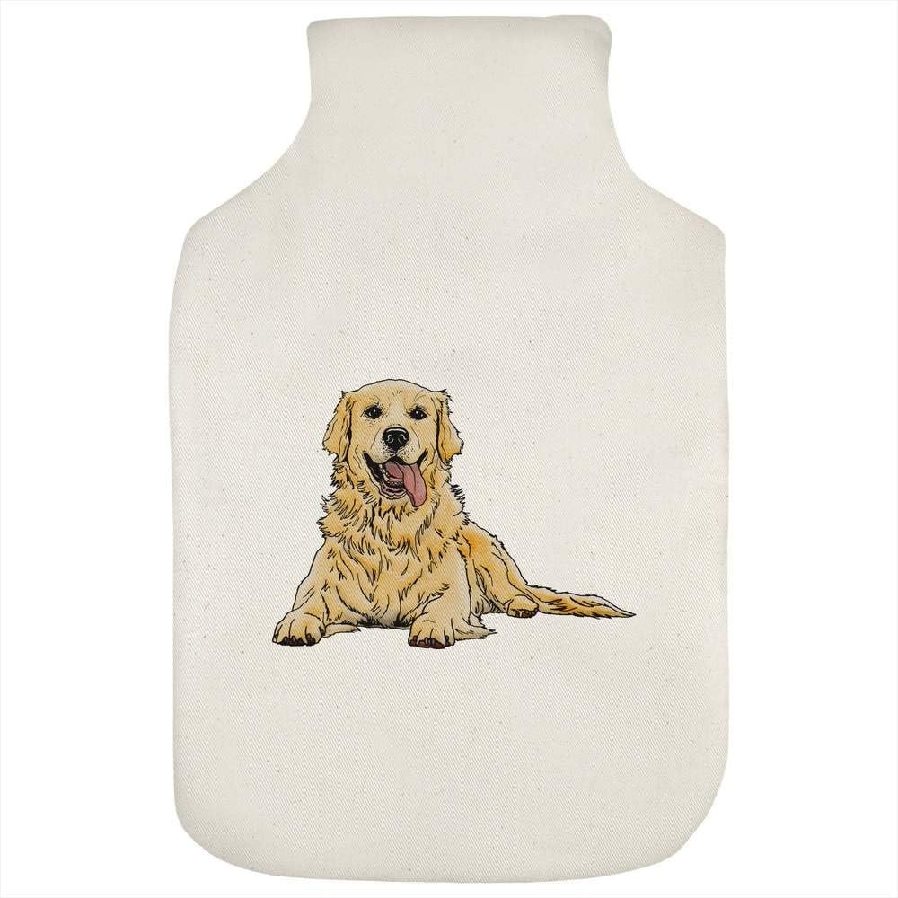 Azeeda 'Golden Retriever' Hot Water Bottle Cover (HW00018354)