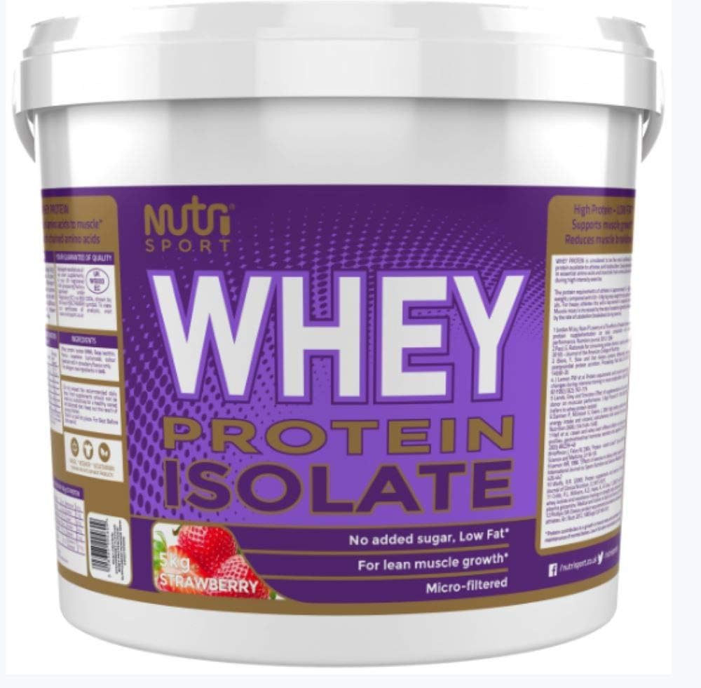 Whey Protein Isolate Strawberr 5000g
