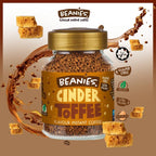 Beanies Festive Favourites Flavoured Instant Coffee Variety Pack 300g (6 x 50g Jars) – Includes Cinder Toffee & Christmas Pudding - Sugar Free, Low Calorie, Vegan & Gluten Free