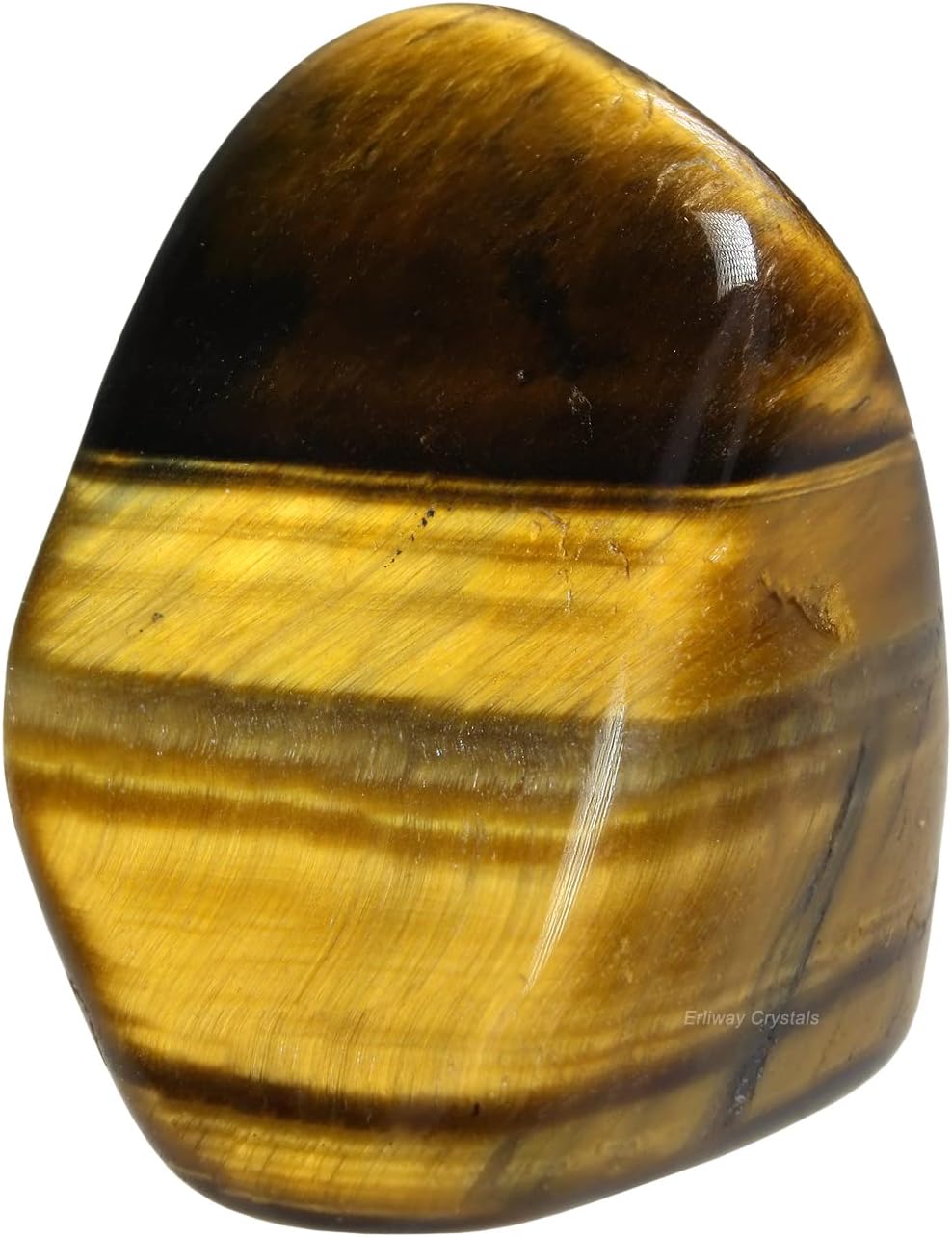 Tiger's Eye Healing Crystal Stones, 1.25-2.0" Large Reiki Healing Gemstones Natural Tumbled Polished Stones for Energy Witchcraft Therapy Meditation