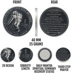Veterans in Recovery AA Chip Sobriety Coin (1-60 Years) with Third Step Prayer on The Back. My Recovery Store AA Medallion