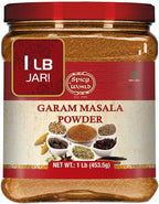 Spicy World Garam Masala Powder 1 Pound Bulk Jar - 16 Ounce - 15 Premium Indian Spice Blend, Salt Free
