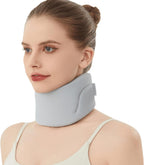 Neck Brace for Neck Pain and Support, Cervical Collar - Relieves Pain & Spine Pressure, Neck Support Brace Wraps Keep Vertebrae Stable and Aligned (Midium)