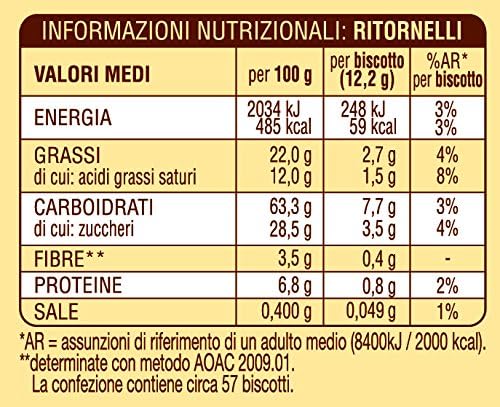 Ritornelli 700 Gr - Mulino Bianco