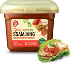 Ssamjang Korean Soybean Paste Sauce [Spicy | 1.0 lb (500g)] for BBQ, Lettuce Wraps, Rice, Vegetables, and Meat | Korean Flavor, Bold & Savory - O’food