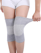 Bamboo Knee Sleeves 2-Pack Knee Compression Sleeve Women Men Elastic Warm Slip-on Recovery Knee Brace for Arthritis Knee Pain (XX-Large)
