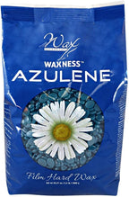 Waxness Film Hard Wax Beads Azulene 2.2 lb (1 kg) – Stripless Professional Hard Wax with Azulene for Face & Body, Smooth Application – Made in Italy