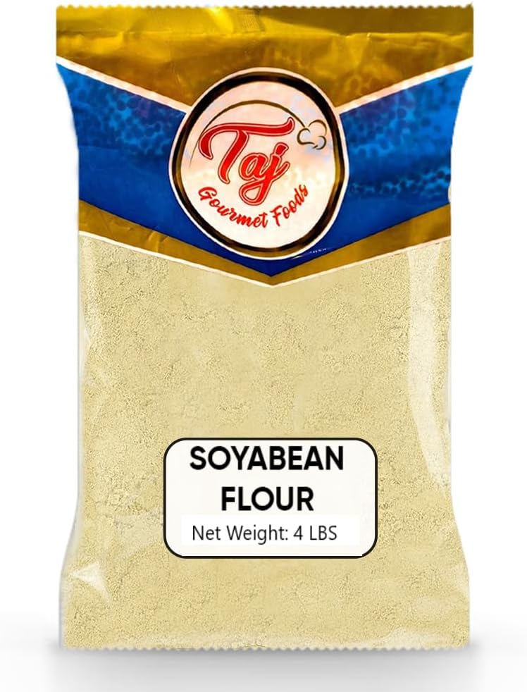 TAJ Soya Bean Flour, Soy Bean Flour, 4 Pounds