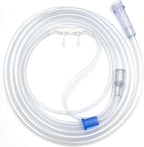ResOne 14Ft Soft Adult Oxygen Nasal Cannula 5-Pack - Curved Prongs, Crush-Resistant Tubing - Nasal Tubes, Oxygen Concentrator Supplies - Soft Curved Nose Piece, Standard Size, Standard Flow 6 LPM