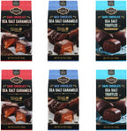 Dark, milk chocolate Sea Salt Caramel, Truffles Private Selection Variety park of 6