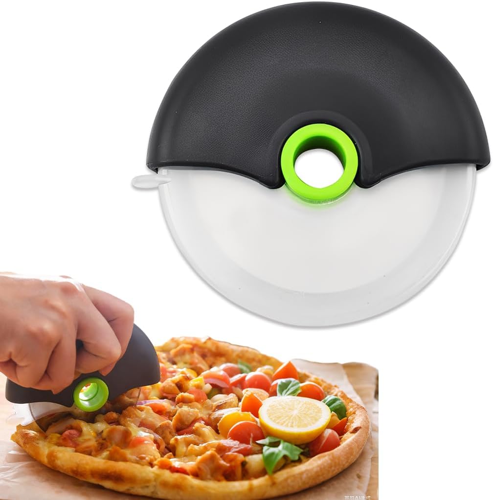 Stainless Steel Cutting Wheel with Ergonomic Comfort Grip, Safe for Dishwasher Cleaning