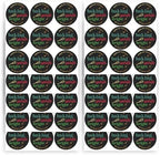 Mobiusea Creation Christmas Bakery Stickers | Christmas Decoration | 1.4 inch | Gold Foil | Inspirational Positive Word | Waterproof | 90-Pack for Cookies, Bakery Box