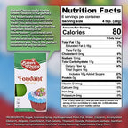 Baker's Choice Green Fondant Icing-4 oz.-Ready to Use Cake Decorating Frosting-Easy To Roll,Moldable,Kosher,Dairy Free,and Nut Free-Green Fondant For Cakes Cupcakes and Cookies-By Baker’s Choice