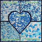 Confect Christmas Sprinkles | Sky Blue, Blue & White Mix | Edible Pearl, Star & Flower Shaped Sprinkles | Winter Holiday Cake & Cupcake Decorations- 5 Oz
