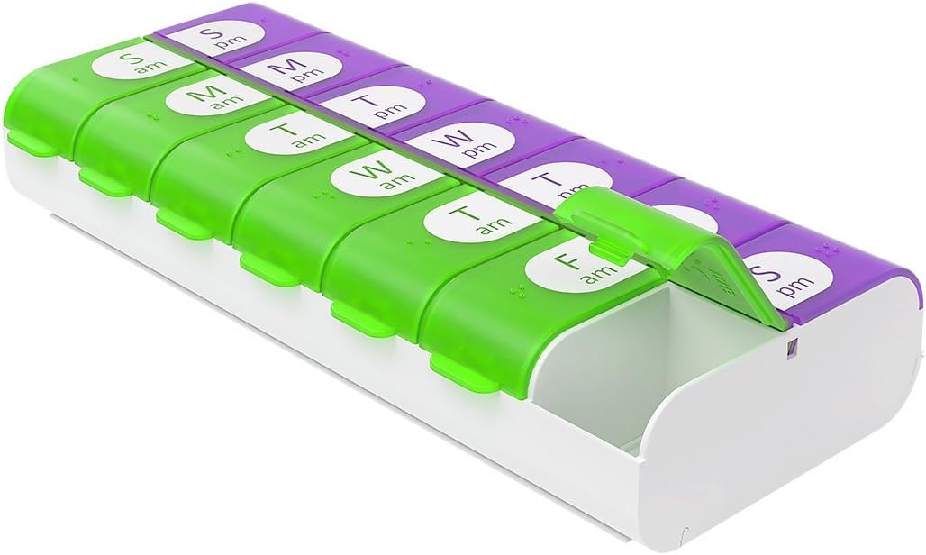 Ezy Dose® Easy Fill Weekly AM/PM Pill Organizer