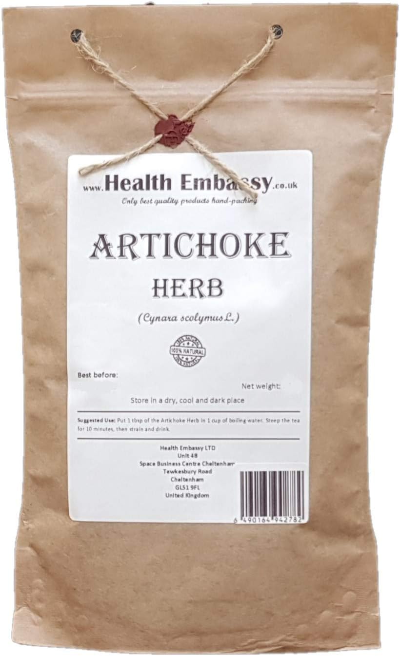 Health Embassy Artichoke Herb | Cynara scolymus L | Herbal Tea (100g)
